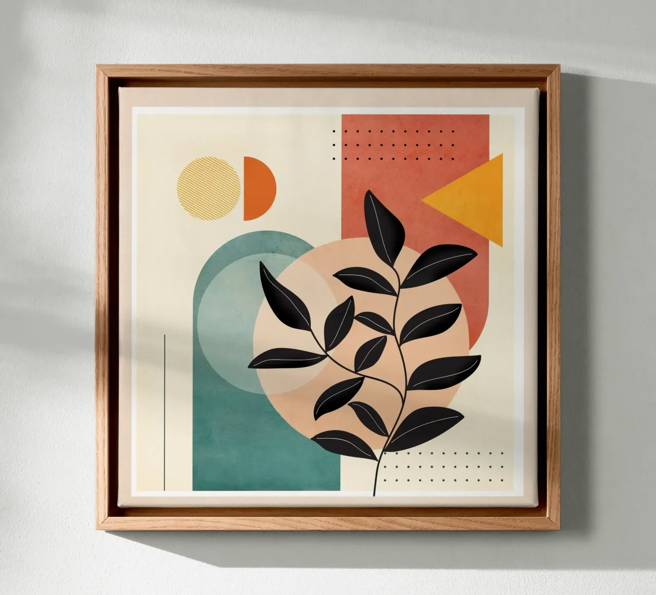 Tropical Geometry  04 tela con Cornice a cassetta da cityart