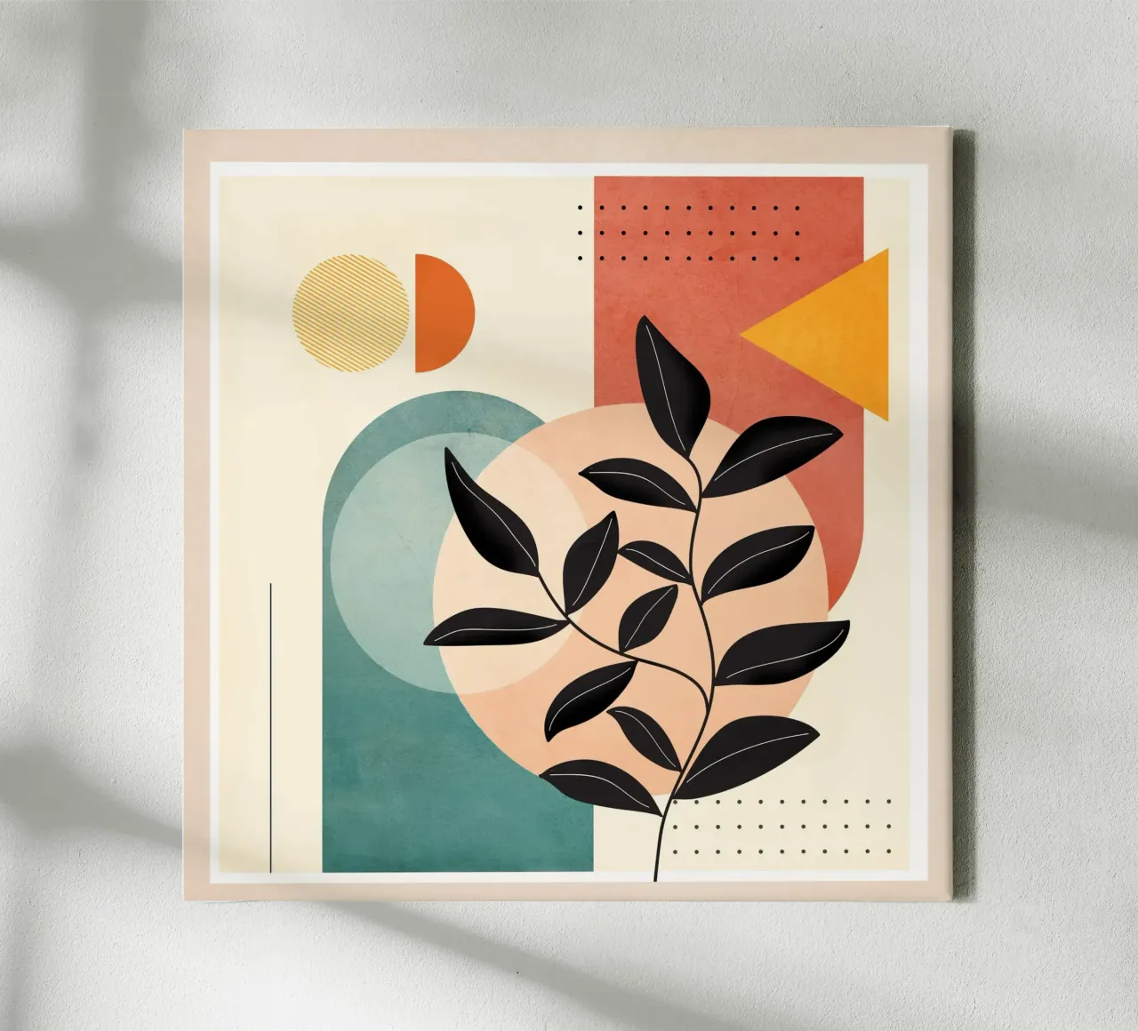 Tropical Geometry  04 tela con Cornice a cassetta da cityart