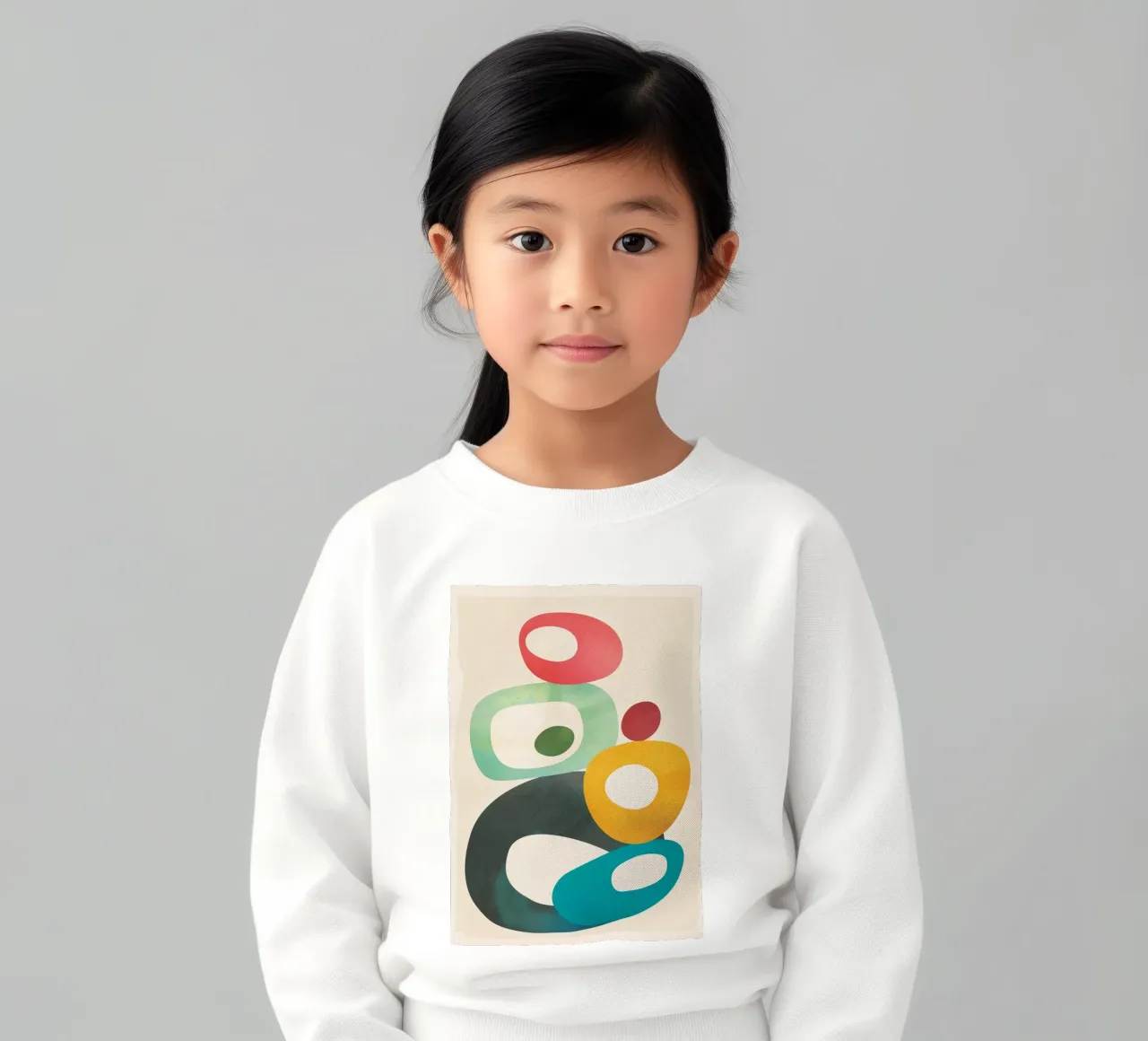 Mid-Century Modern Abstract Art 05 felpa bambino da cityart