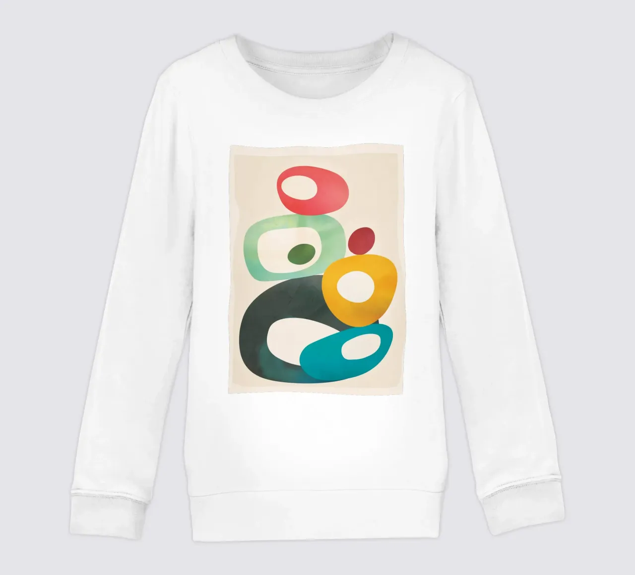 Mid-Century Modern Abstract Art 05 felpa bambino da cityart