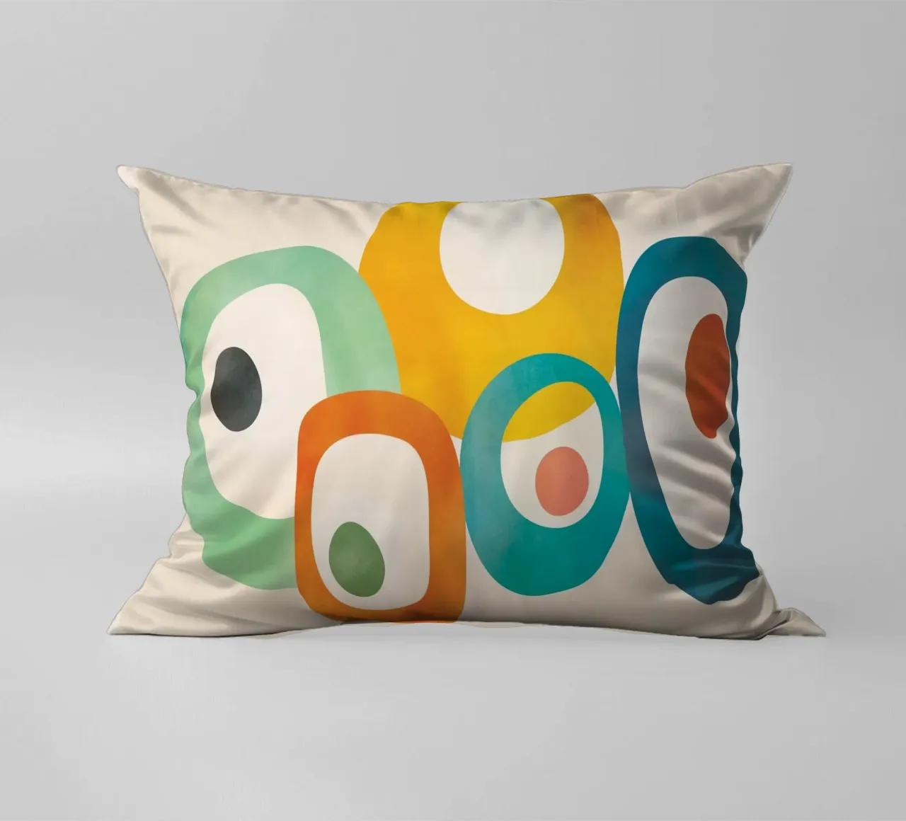 Mid-Century Modern Abstract Art 06 cuscino da cityart
