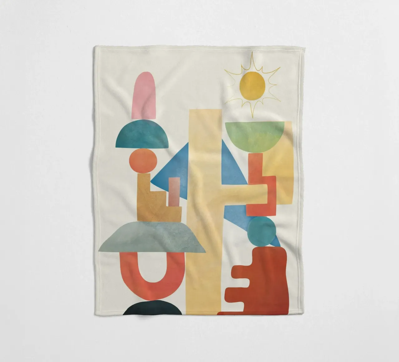 Modern Abstract Art 81 coperta in pile da cityart