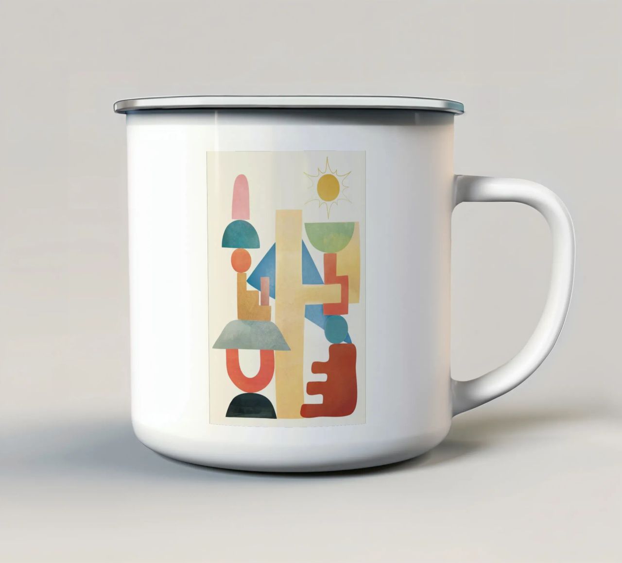 Modern Abstract Art 81 tazza in smalto da cityart
