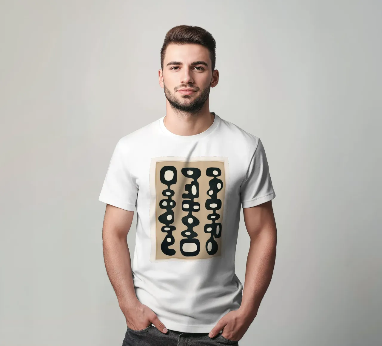 Mid-Century Abstract Balance t-shirt da cityart