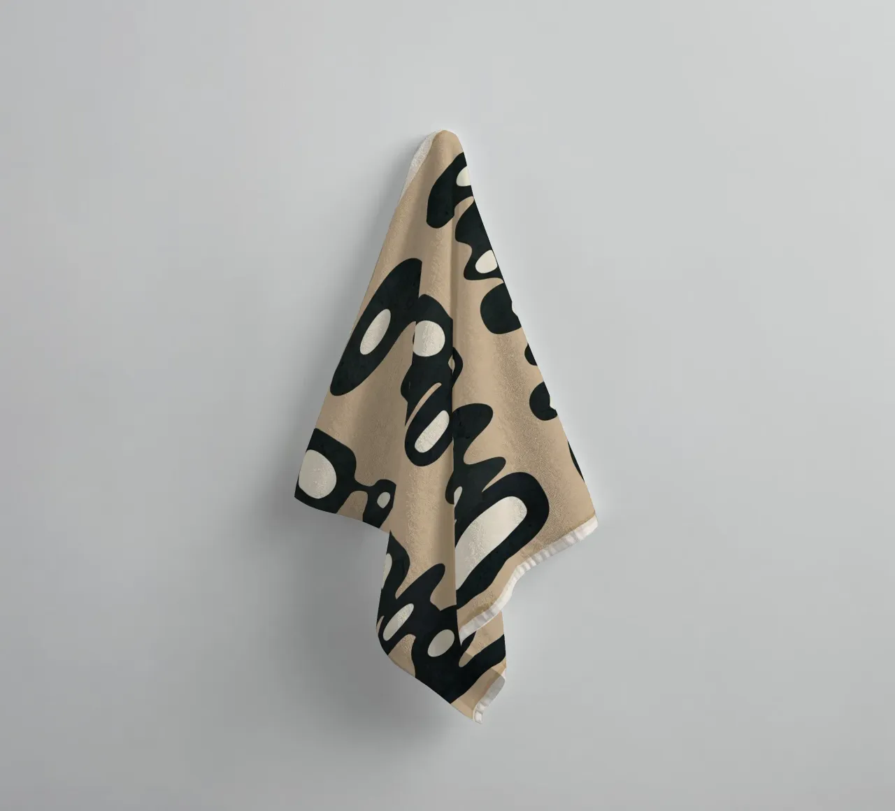 Mid-Century Abstract Balance asciugamano da bagno da cityart
