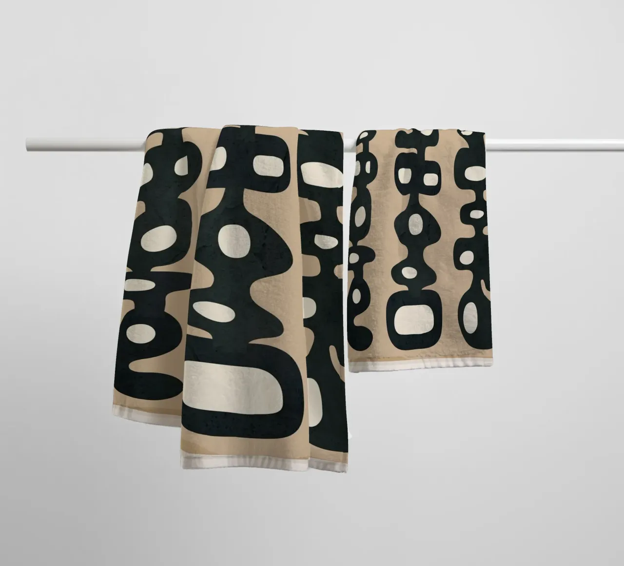 Mid-Century Abstract Balance asciugamano da bagno da cityart