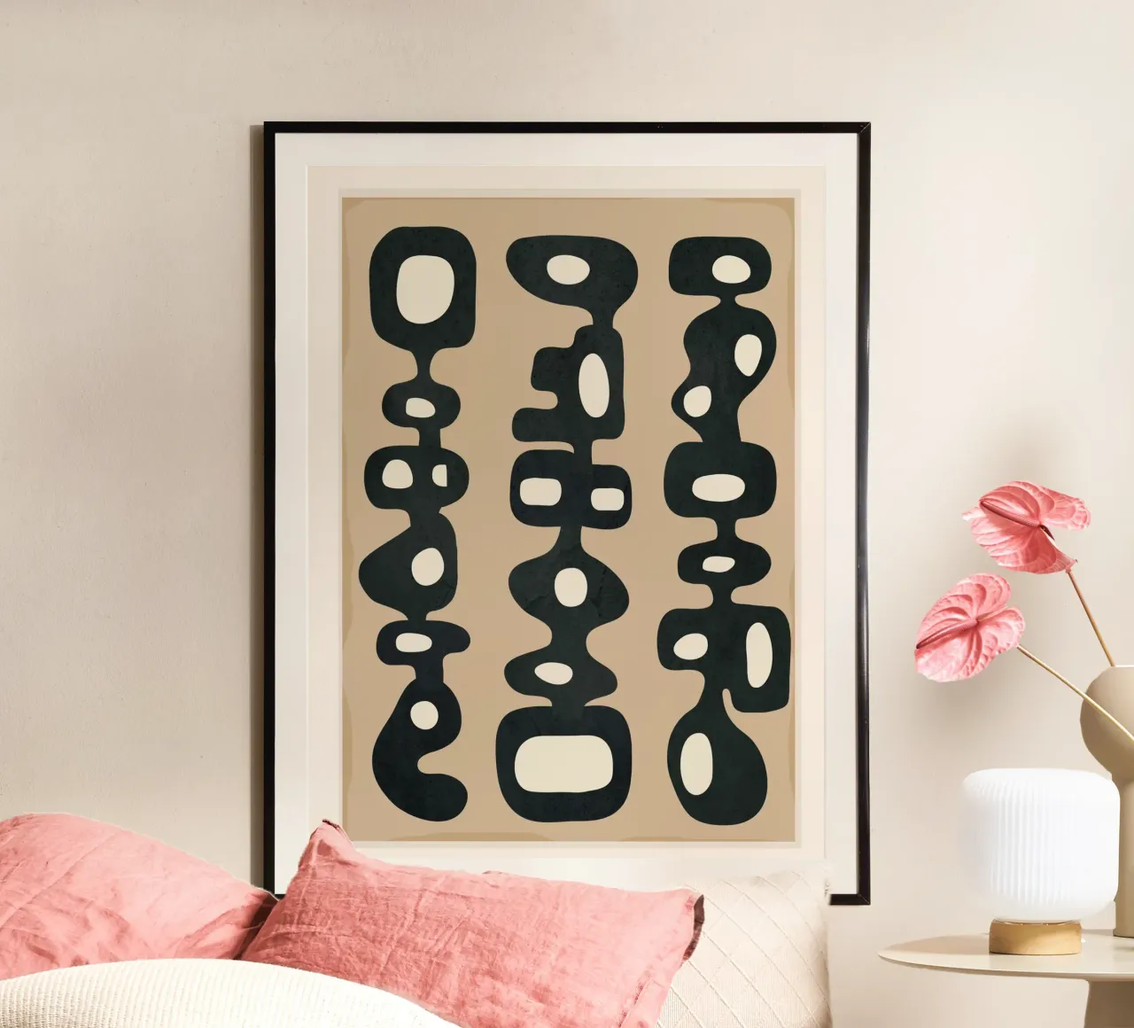 Mid-Century Abstract Balance carta hahnemühle da cityart