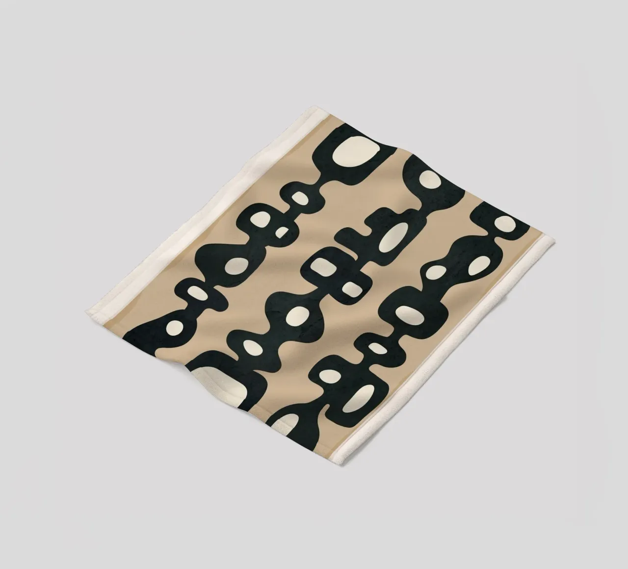 Mid-Century Abstract Balance coperta in pile da cityart