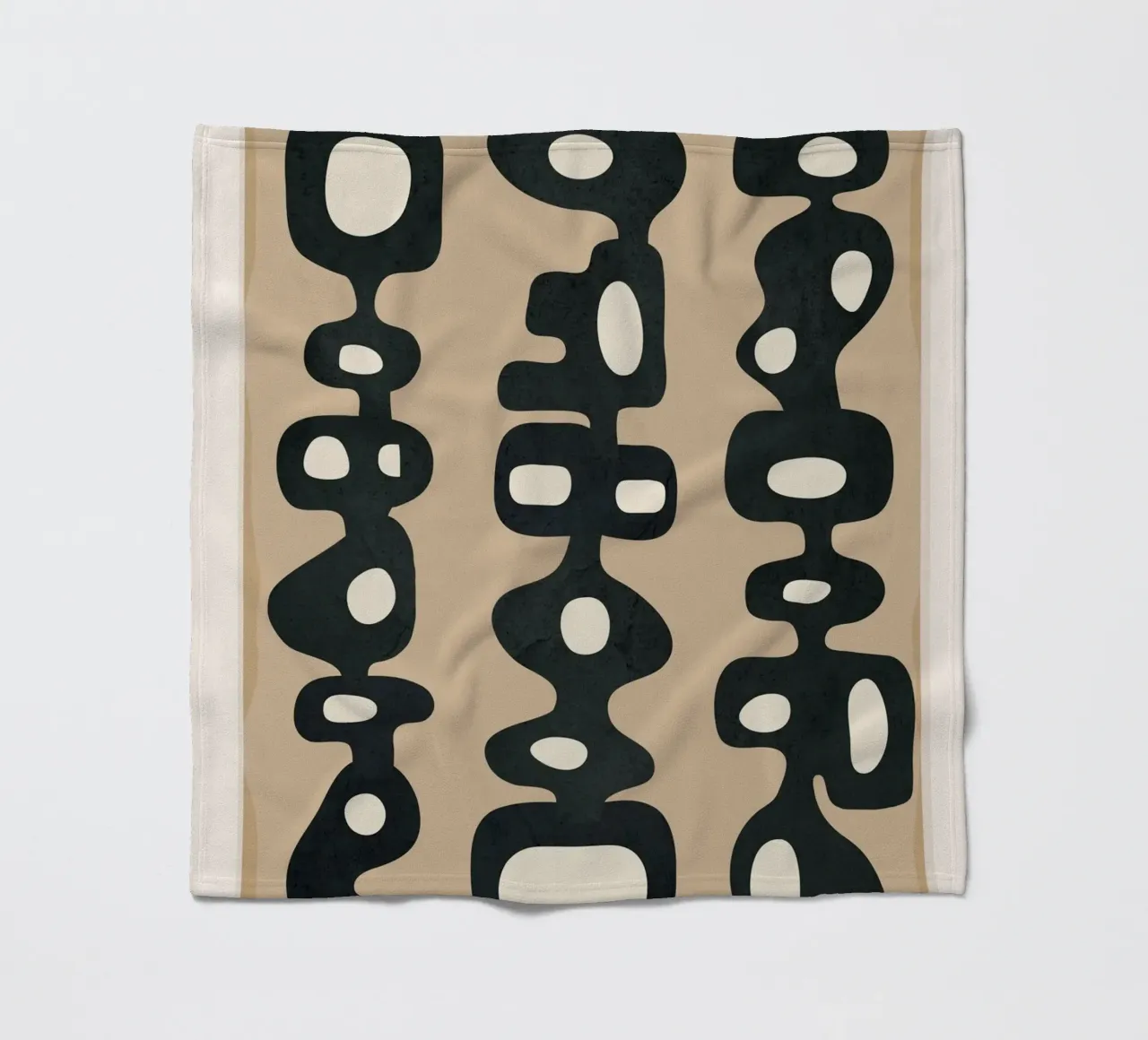 Mid-Century Abstract Balance coperta in pile da cityart