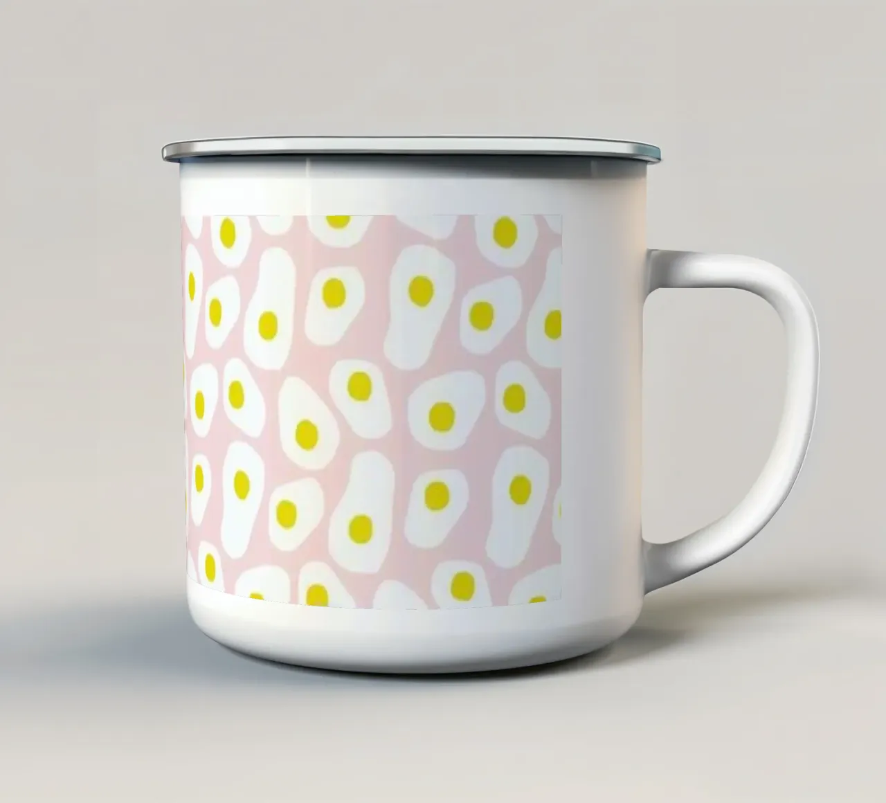 Sunny Side Up tazza in smalto da Maren Gross