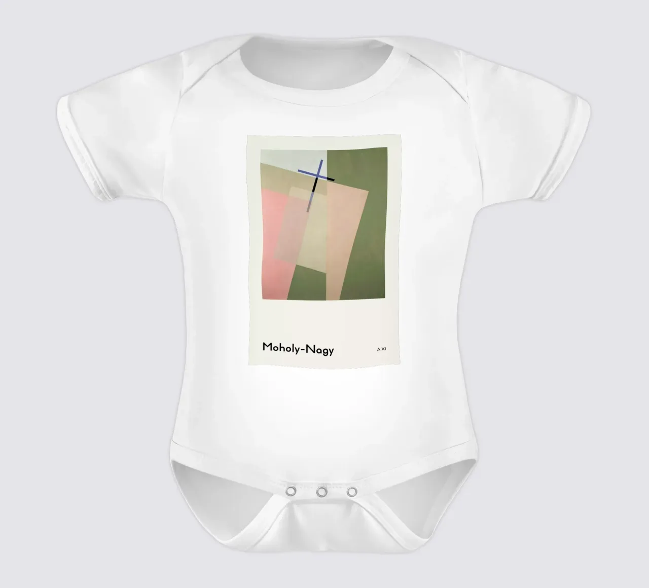 László Moholy-Nagy - A XI body neonato maniche corte da ARTOTHEK