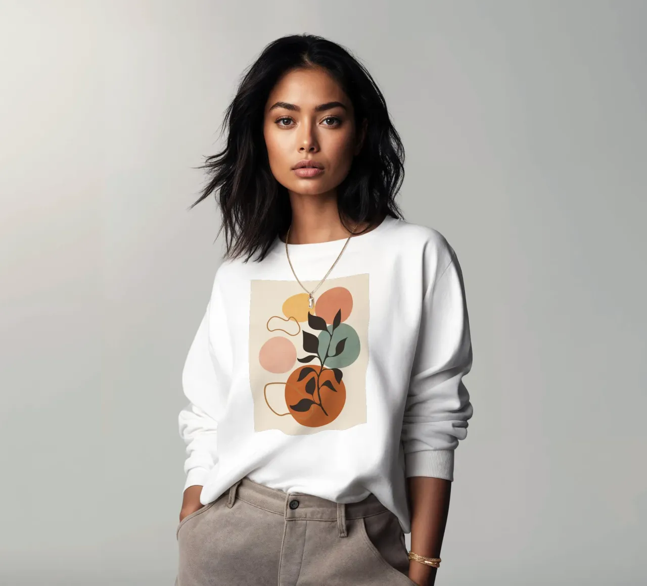 Abstract Minimal Shapes 23 Sweatshirt von cityart