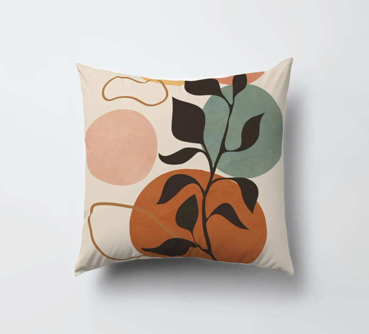 Abstract Minimal Shapes 23 Kissen von cityart