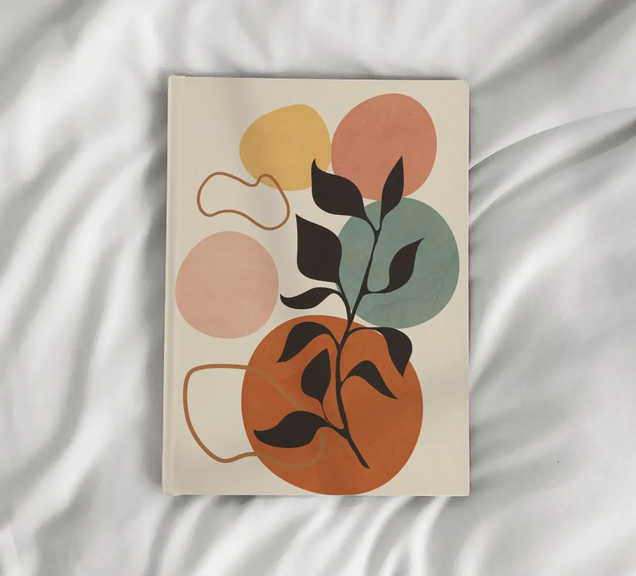 Abstract Minimal Shapes 23 Notizbuch von cityart