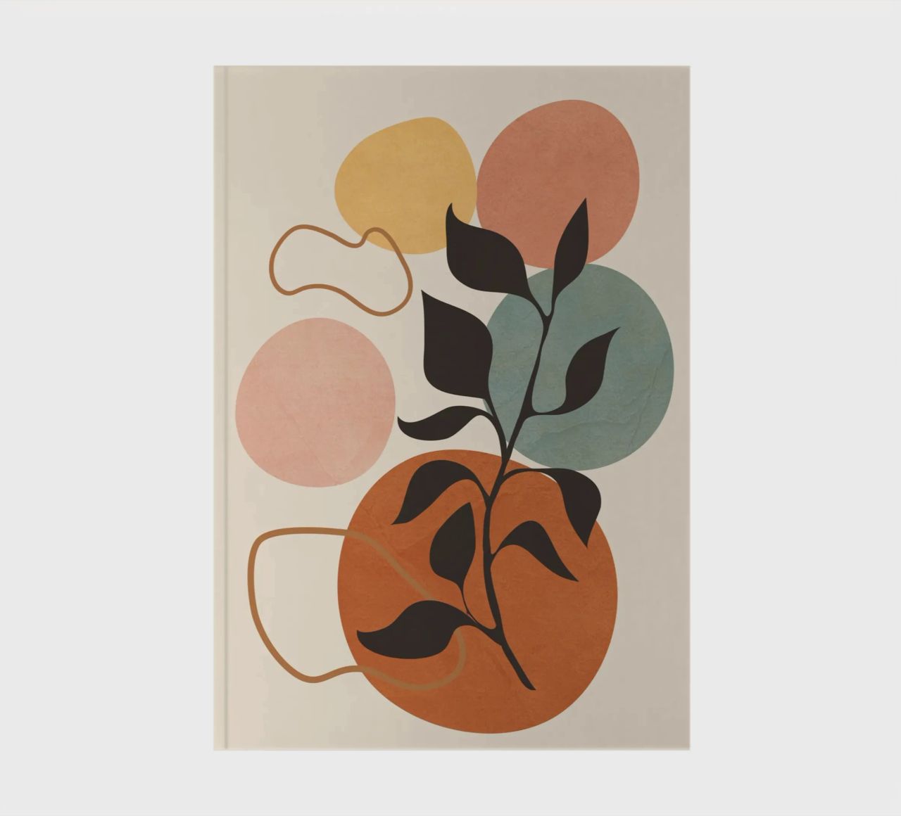 Abstract Minimal Shapes 23 notebook by cityart