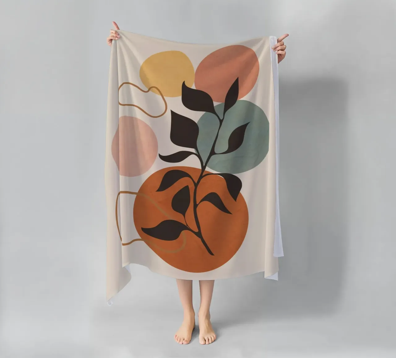 Abstract Minimal Shapes 23 beach towel by cityart
