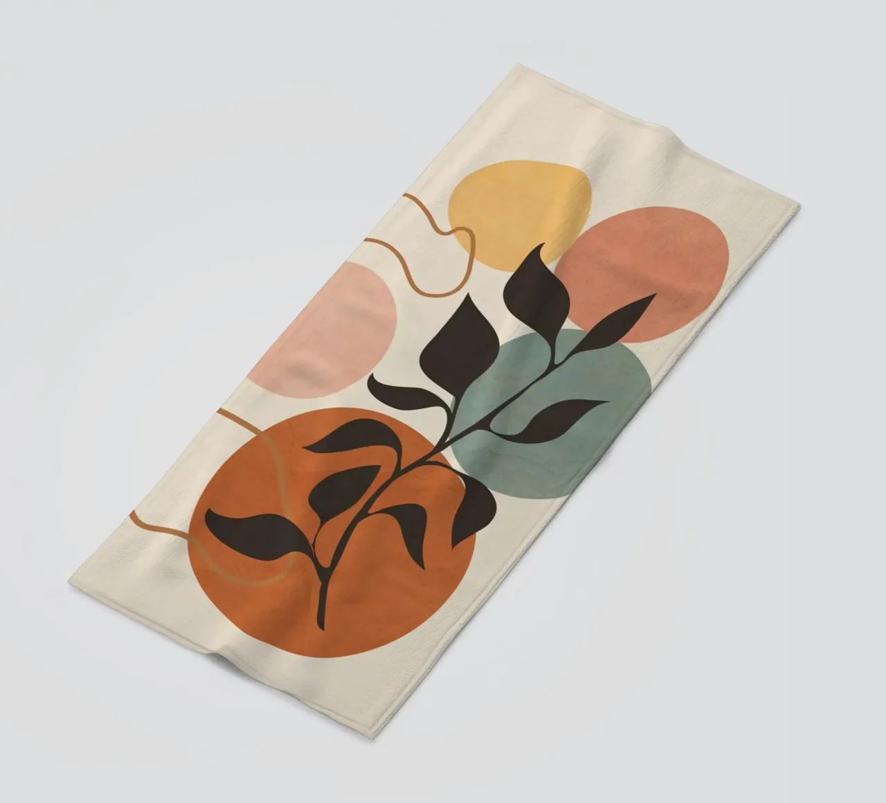 Abstract Minimal Shapes 23 beach towel by cityart