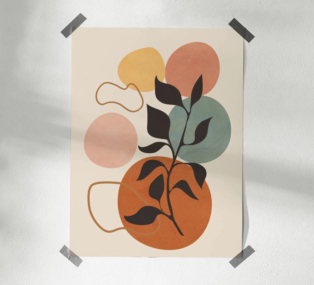 Abstract Minimal Shapes 23 carta hahnemühle da cityart