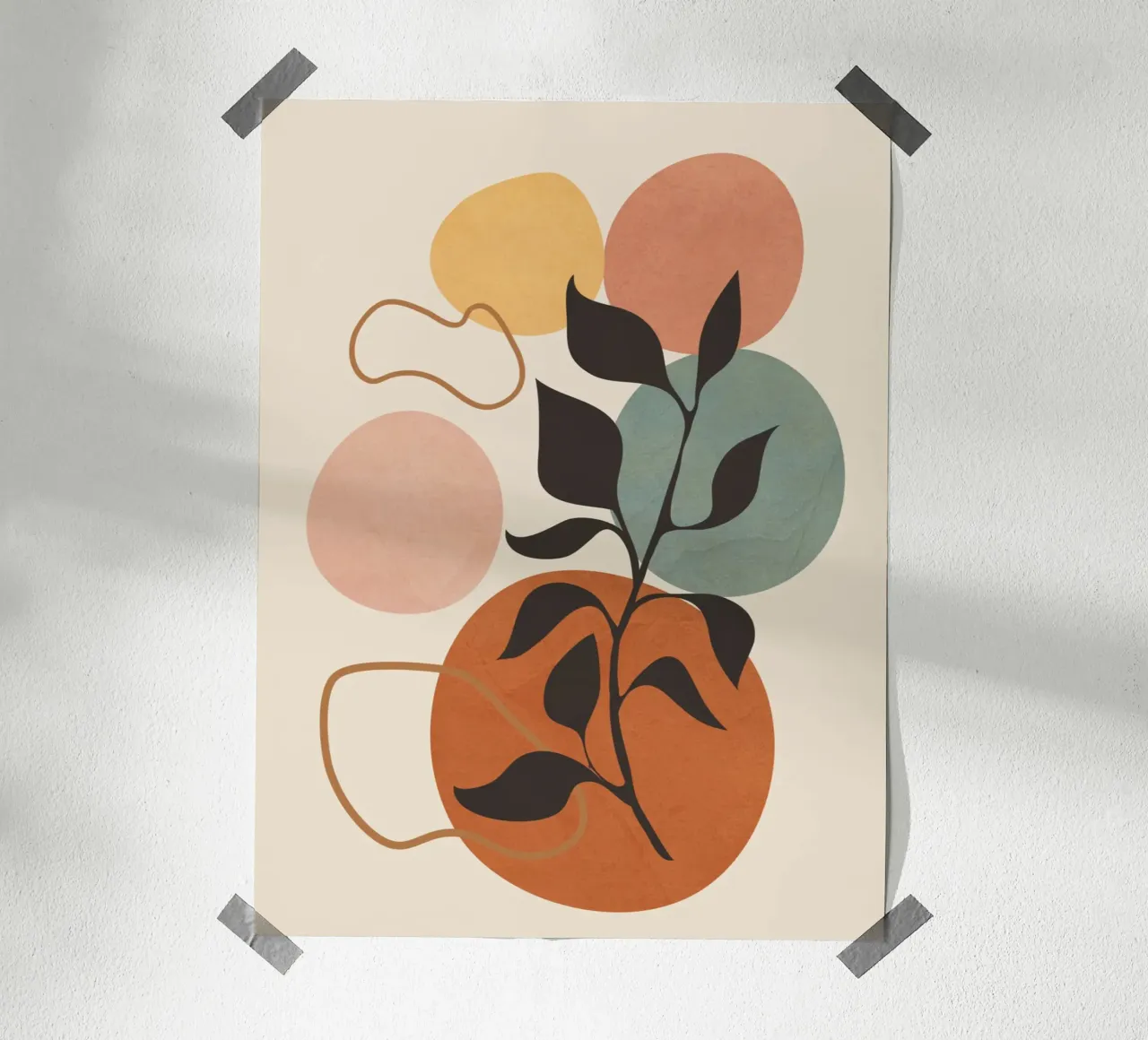 Abstract Minimal Shapes 23 carta hahnemühle da cityart