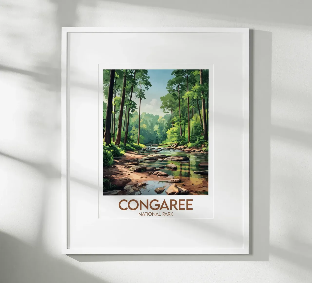 Parco nazionale di Congaree poster da Frame the World