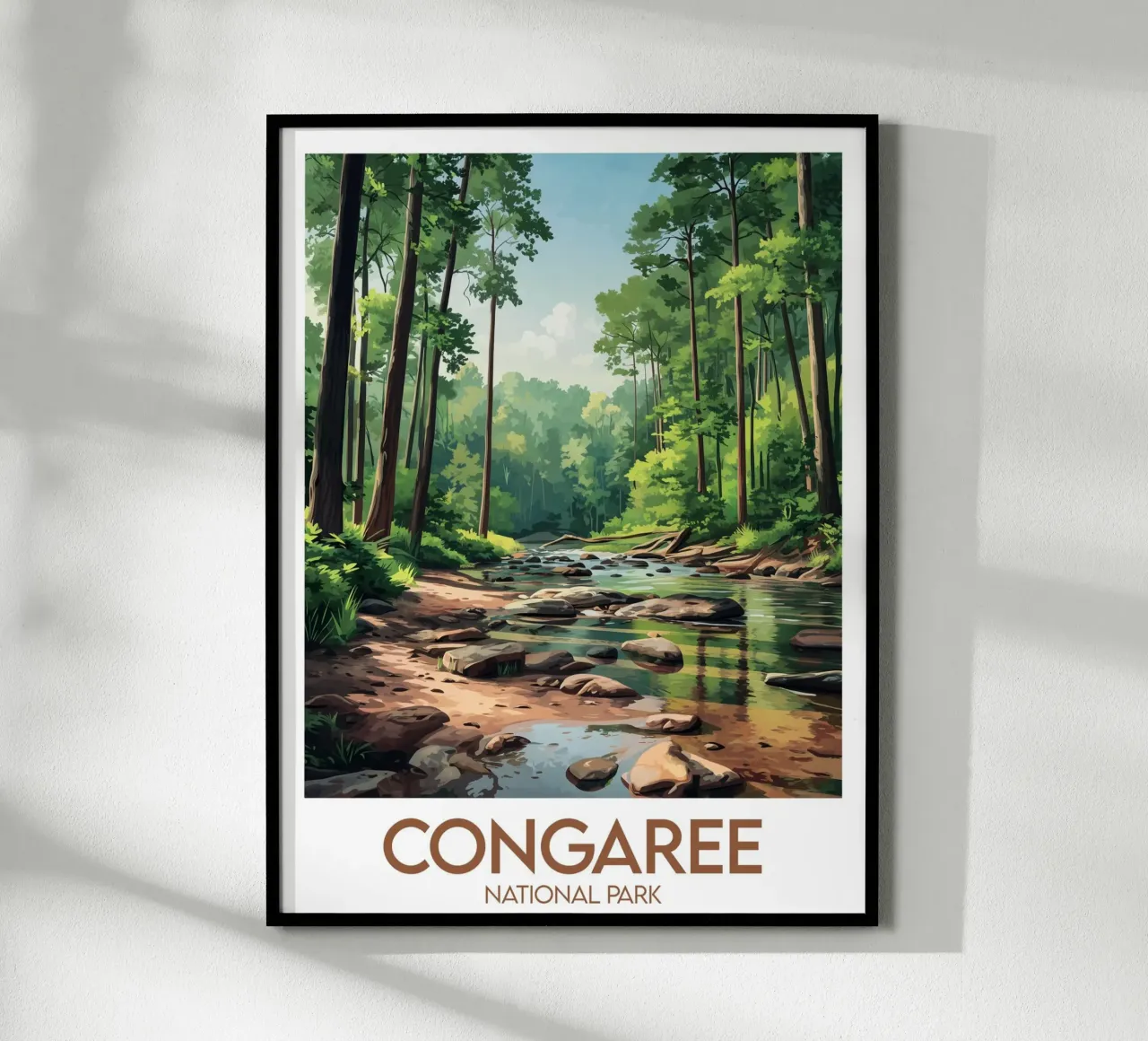 Parco nazionale di Congaree poster da Frame the World