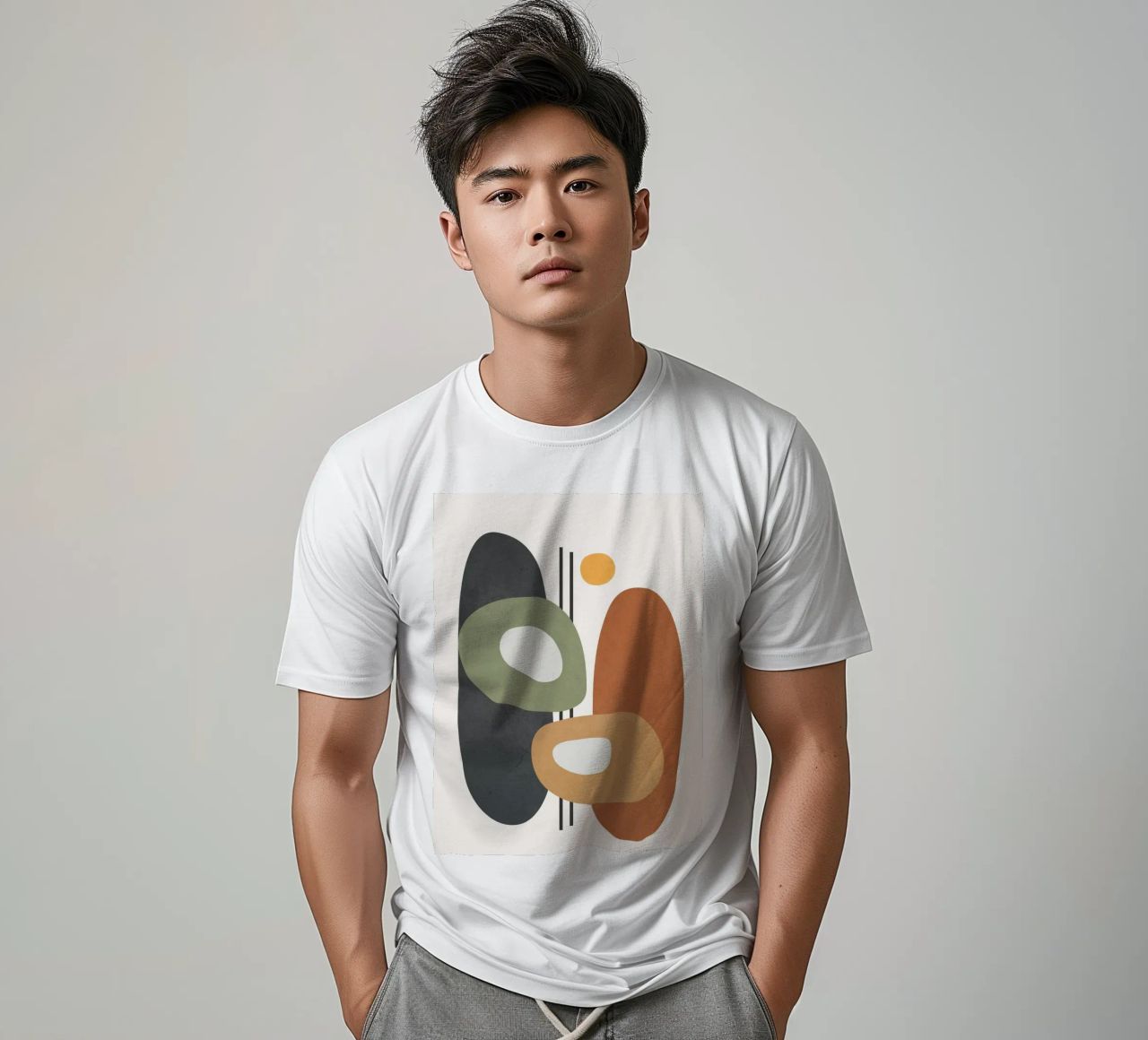 Modern Abstract Shapes 1 t-shirt da cityart
