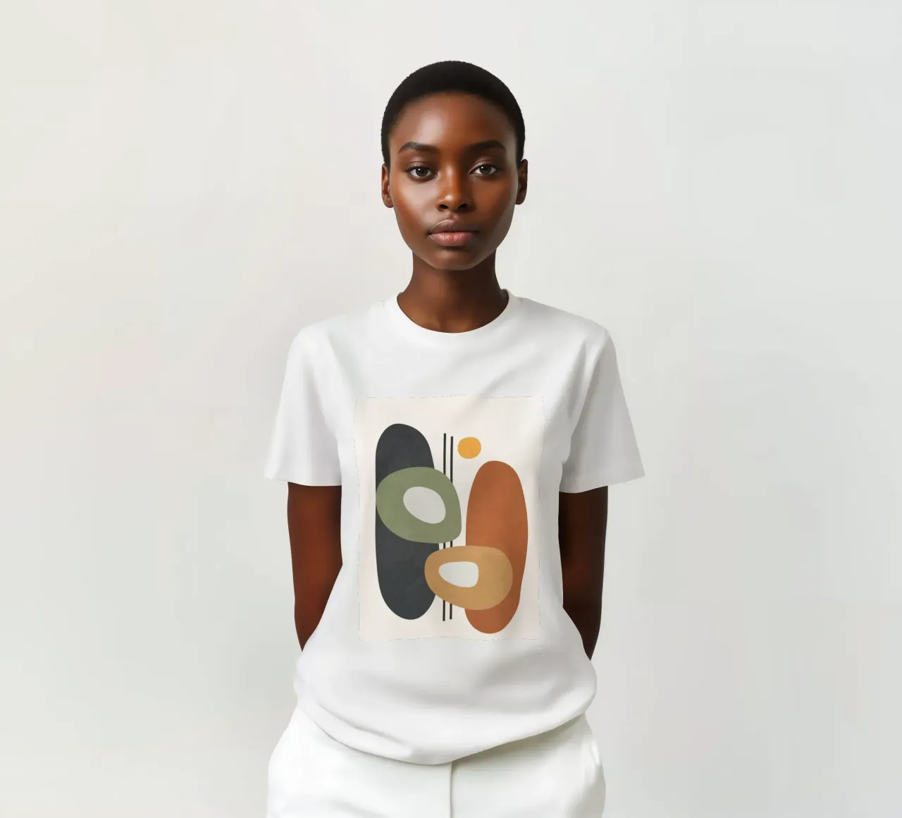 Modern Abstract Shapes 1 t-shirt da cityart
