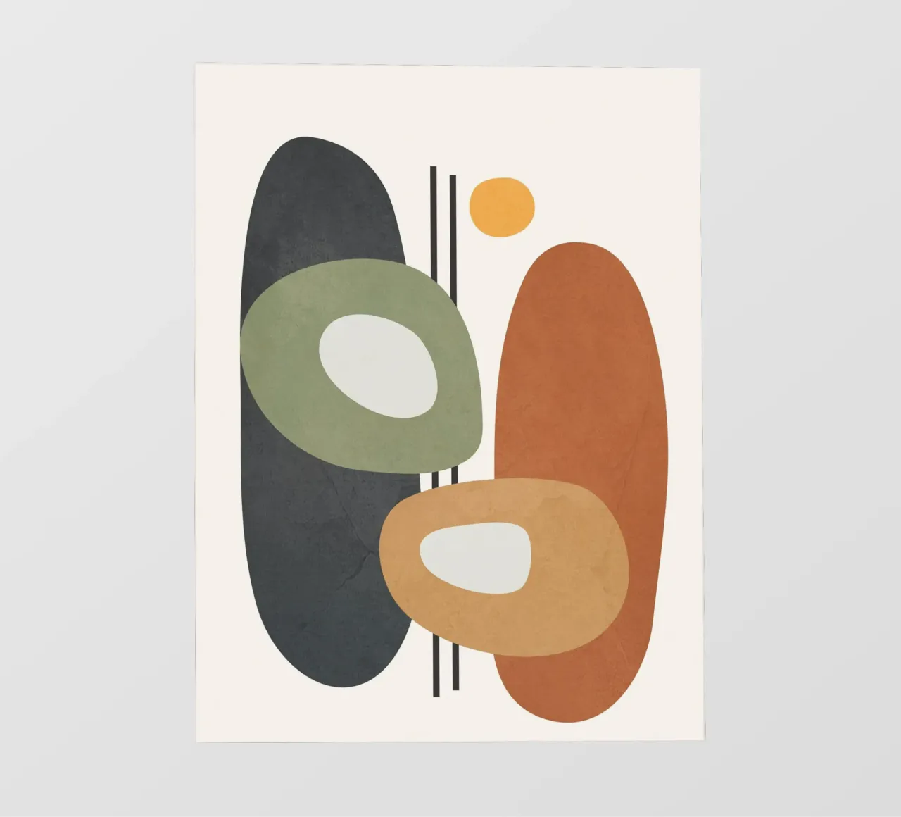 Modern Abstract Shapes 1 telo in pvc da cityart