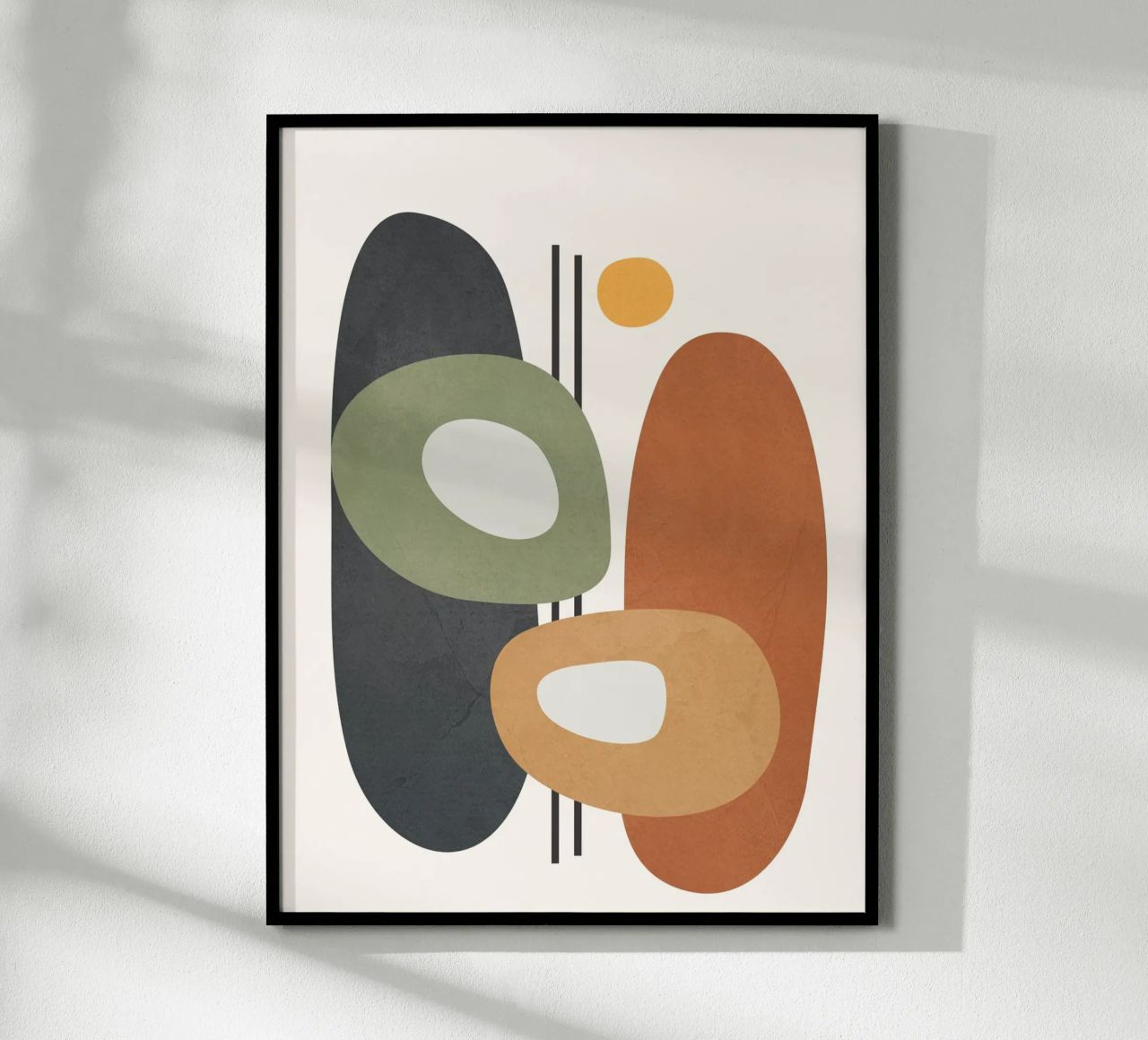 Modern Abstract Shapes 1 poster by cityart