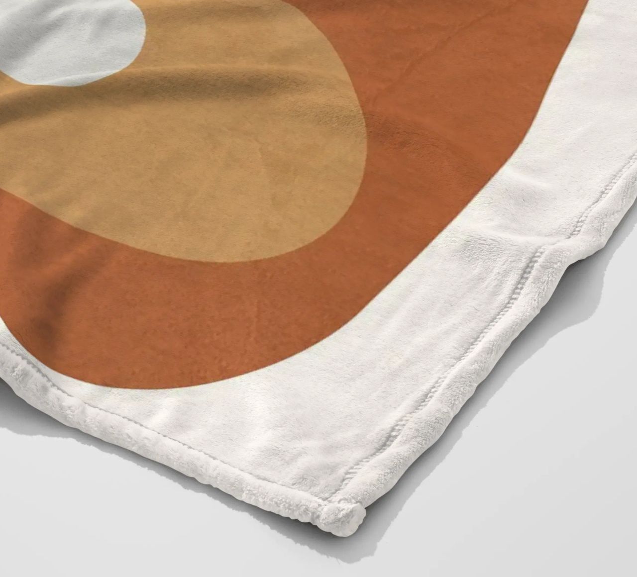 Modern Abstract Shapes 1 fleece blanket by cityart