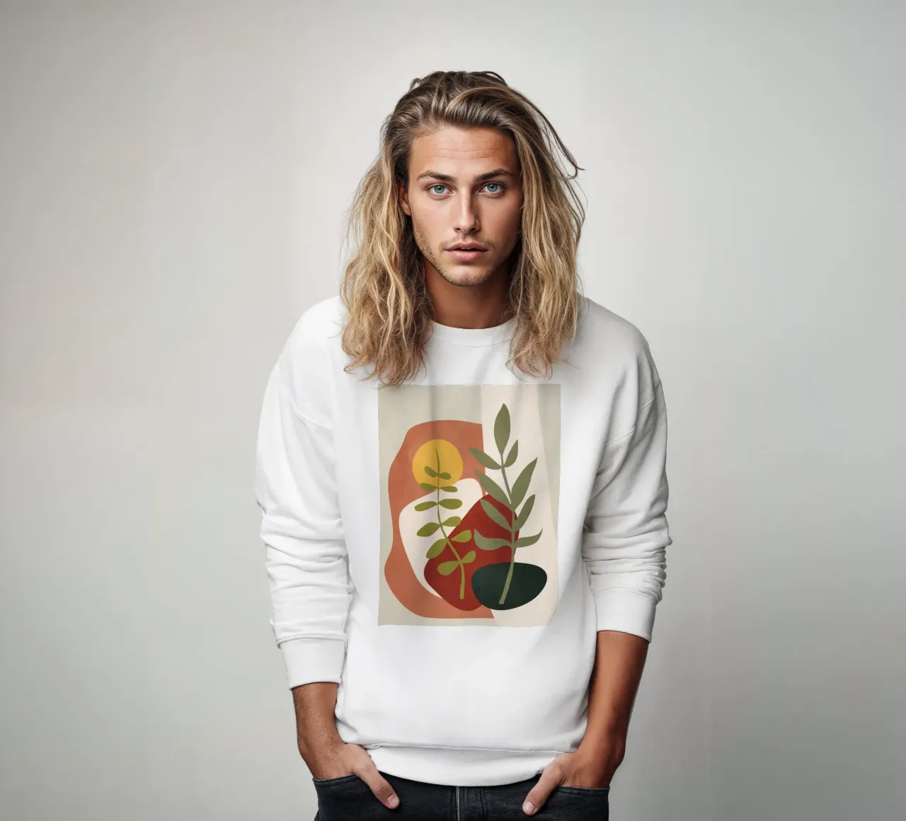 Two Abstract Branches felpa da cityart