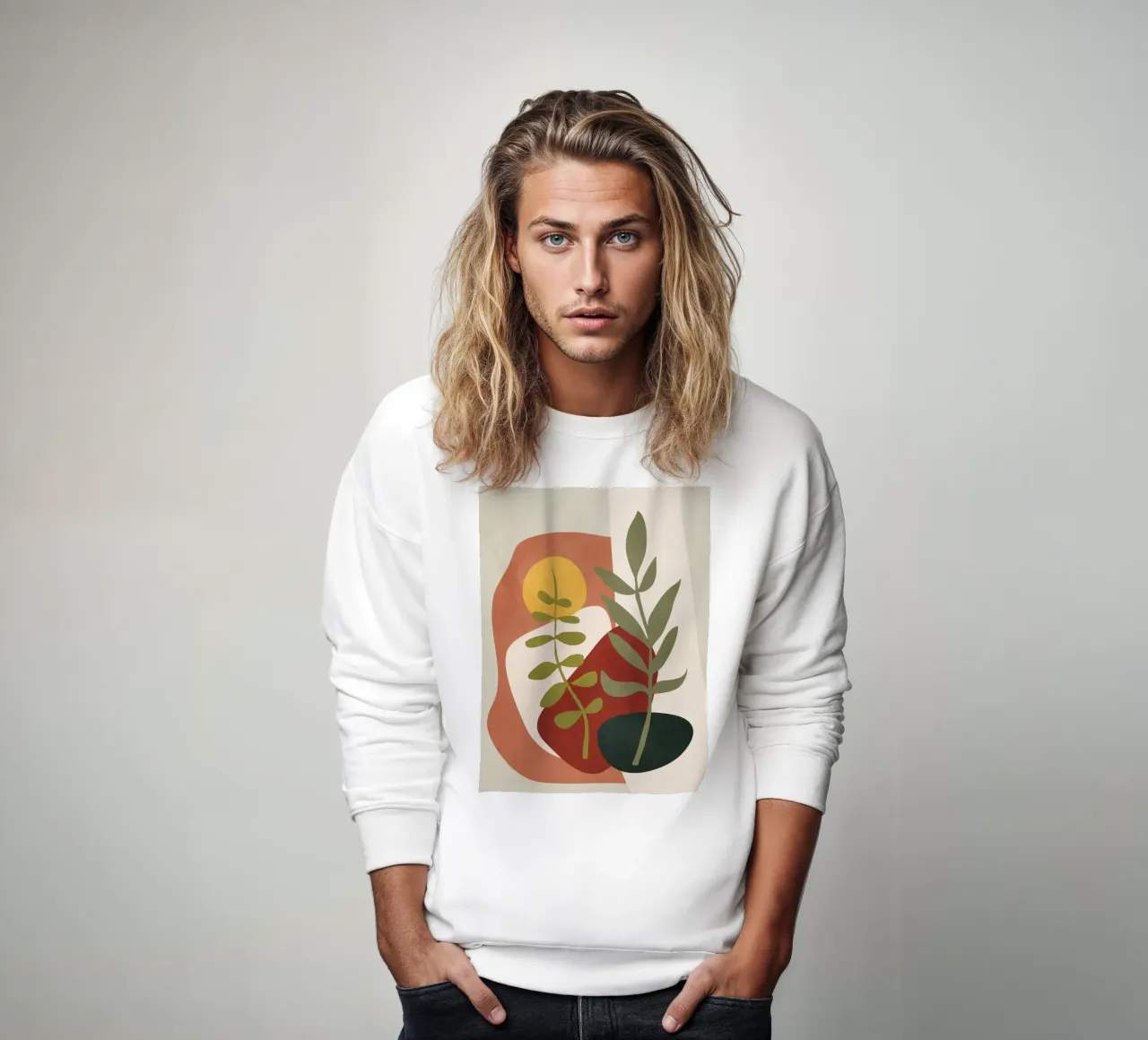 Two Abstract Branches sweatshirt van cityart