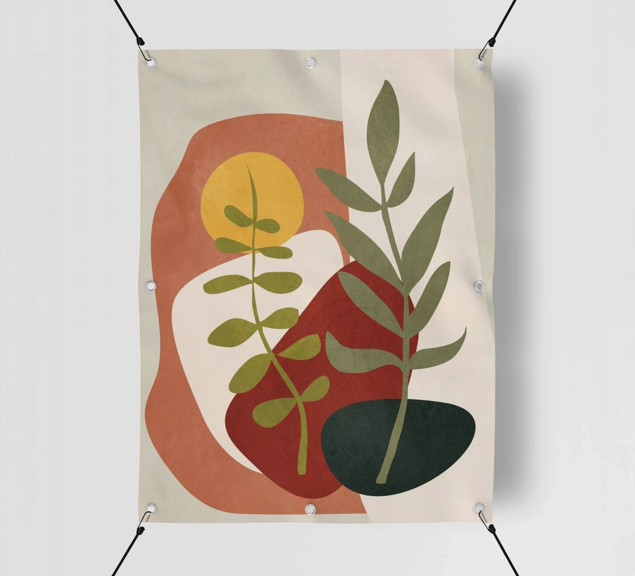 Two Abstract Branches telo in pvc da cityart