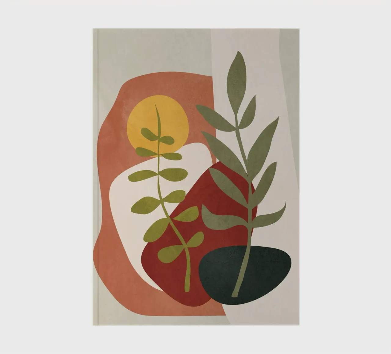 Two Abstract Branches notebook by cityart