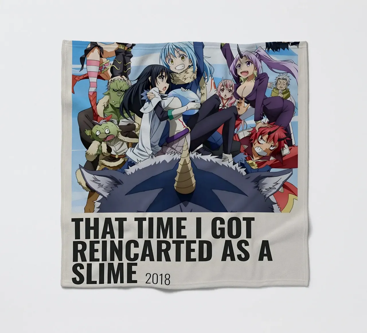 THAT TIME I GOT REINCARTED AS A SLIME 2018 coperta in pile da Totoya