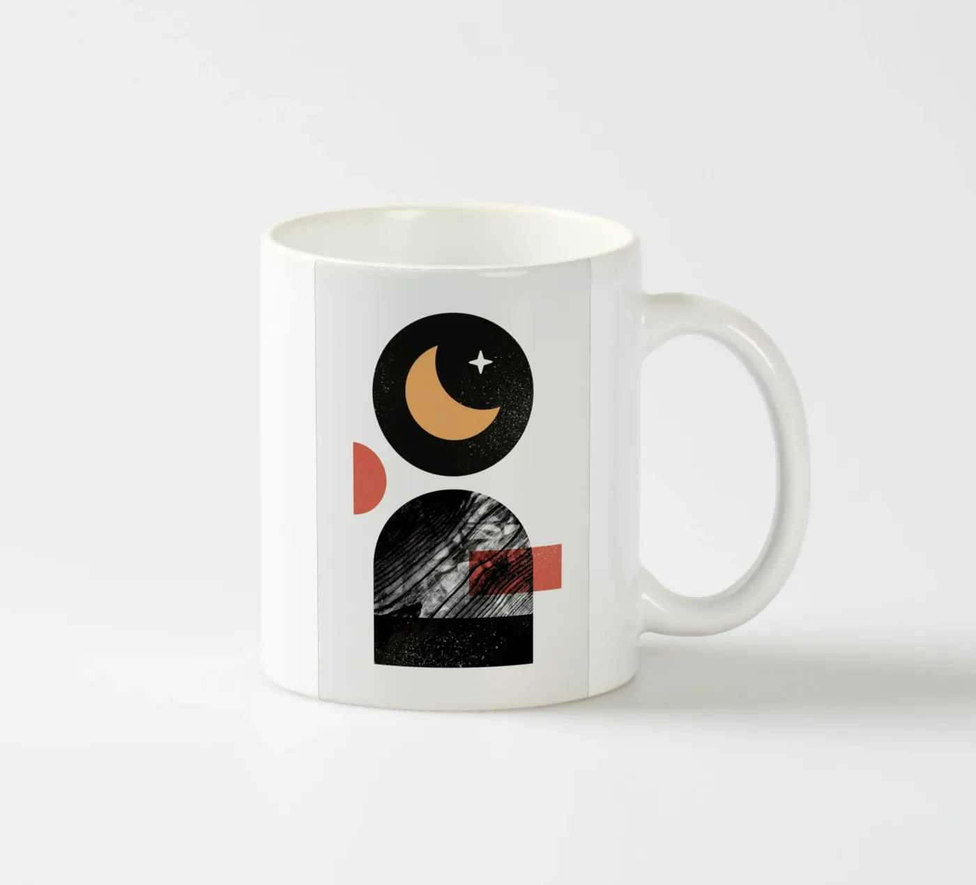 Texture Landscape 2 ceramic mug by Chris Wharton