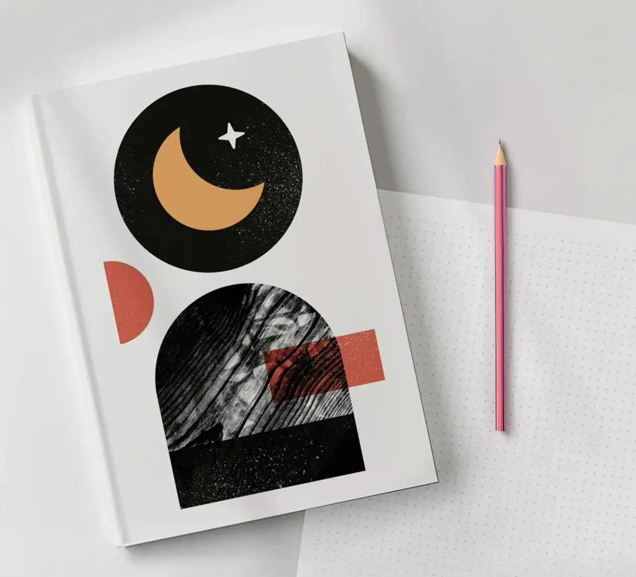 Texture Landscape 2 notebook by Chris Wharton