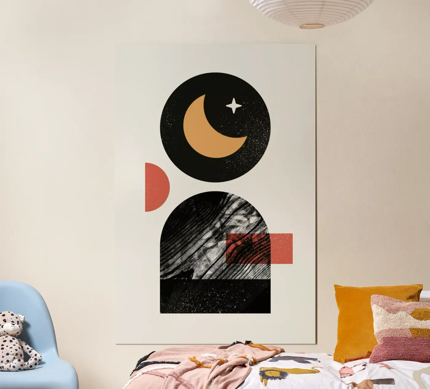 Texture Landscape 2 poster van Chris Wharton