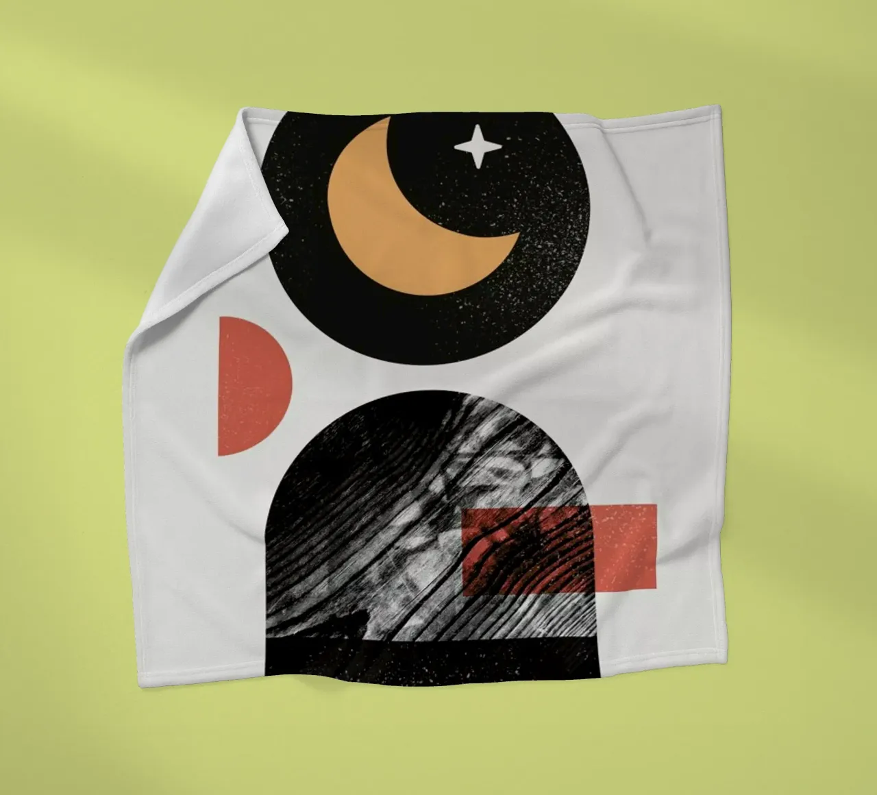 Texture Landscape 2 fleece blanket by Chris Wharton