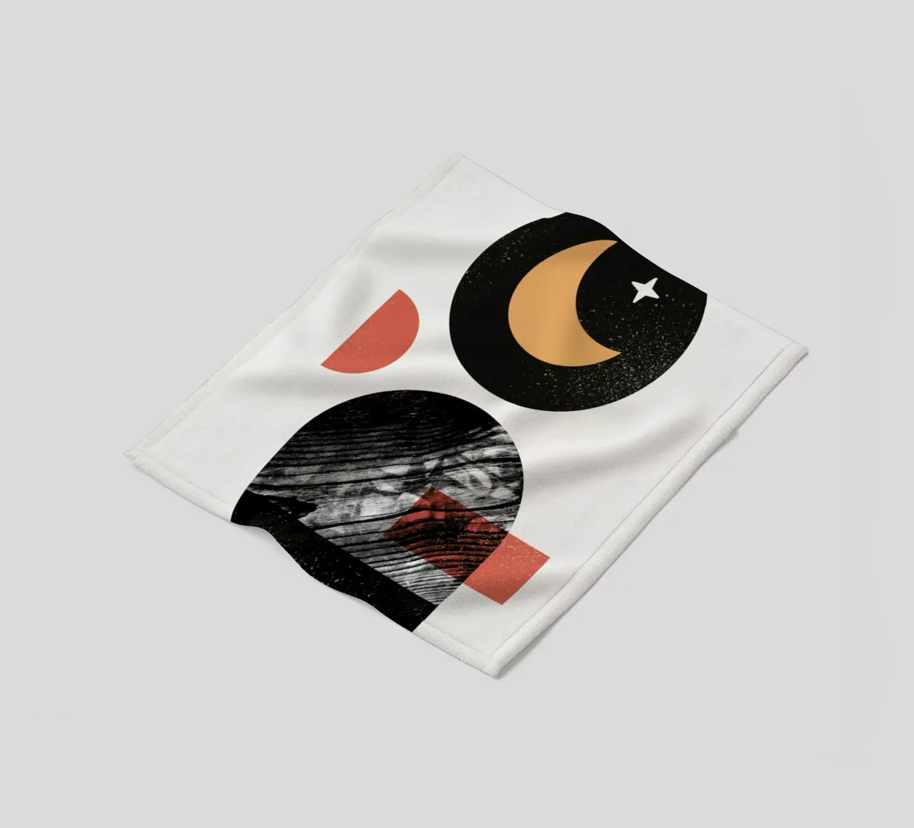 Texture Landscape 2 fleece blanket by Chris Wharton