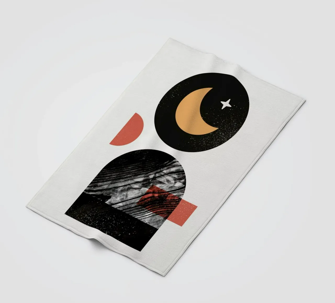 Texture Landscape 2 fleece blanket by Chris Wharton