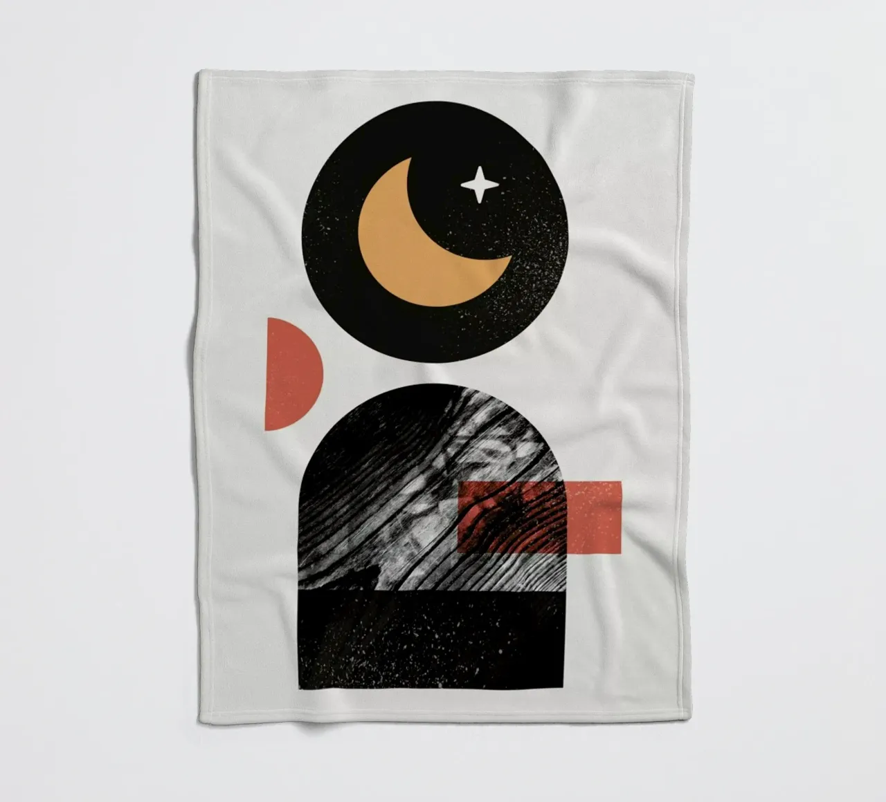 Texture Landscape 2 fleece blanket by Chris Wharton