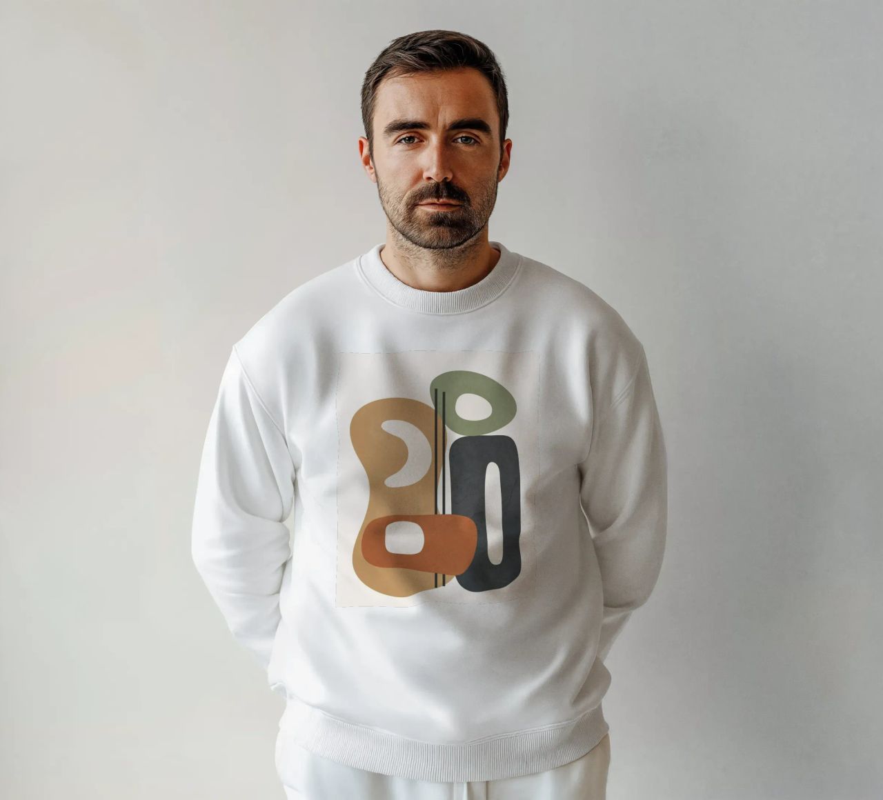 Modern Abstract Shapes 2 sweatshirt by cityart