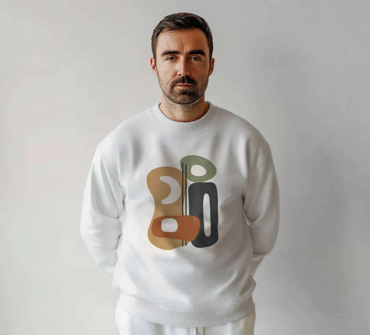 Modern Abstract Shapes 2 felpa da cityart