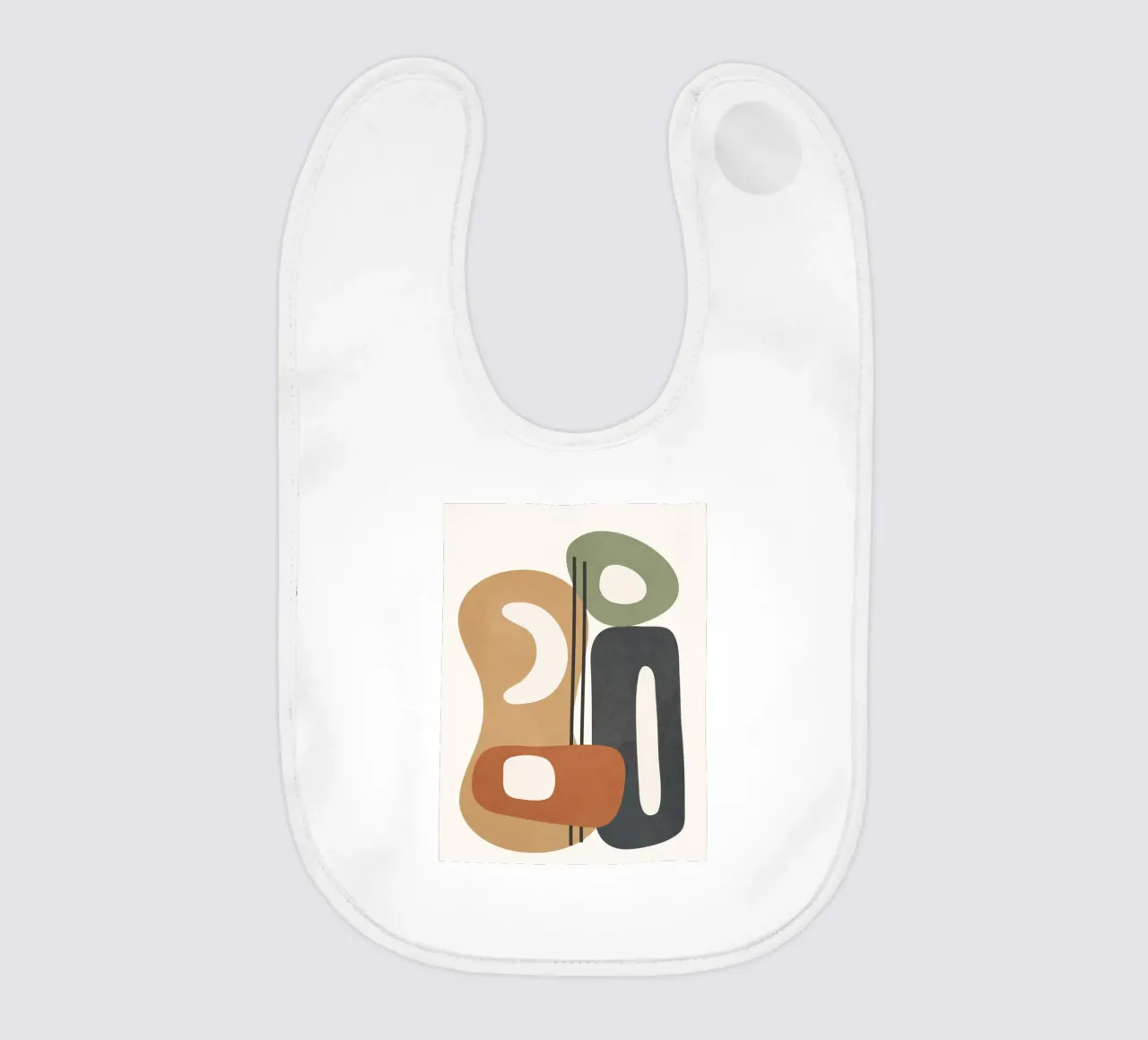 Modern Abstract Shapes 2 babero de cityart