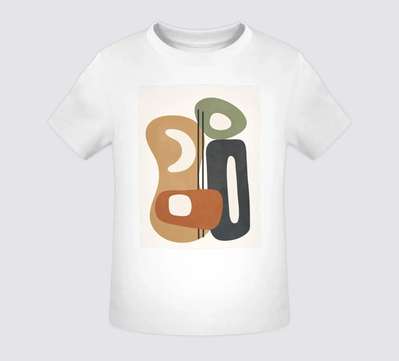 Modern Abstract Shapes 2 maglietta neonato da cityart
