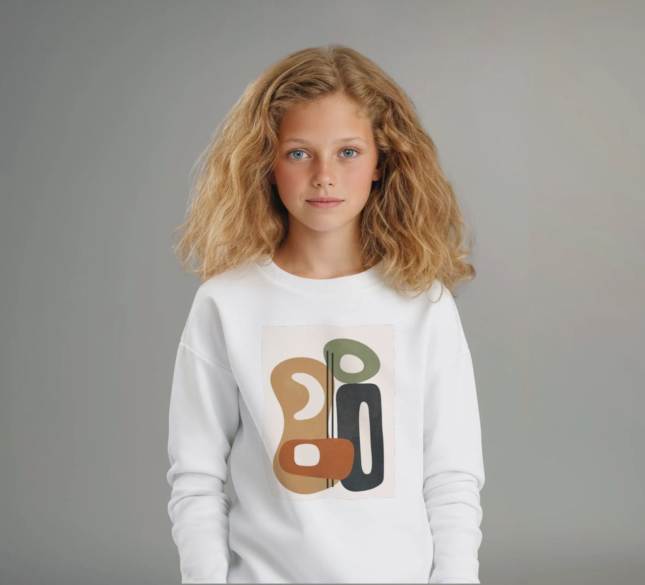 Modern Abstract Shapes 2 felpa bambino da cityart