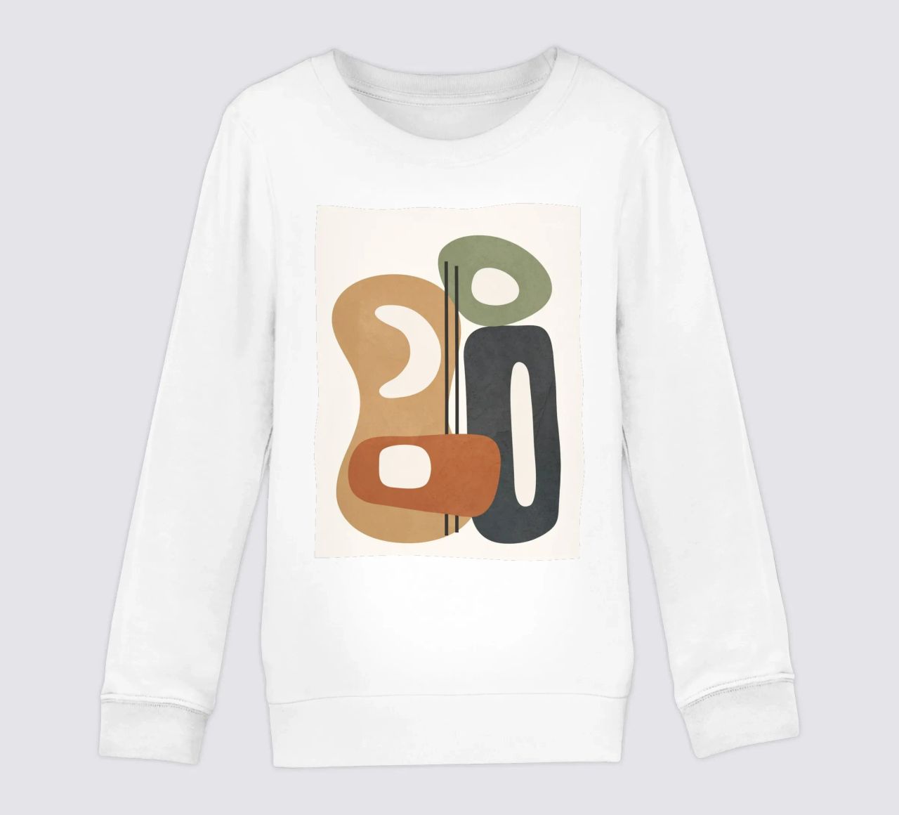 Modern Abstract Shapes 2 felpa bambino da cityart