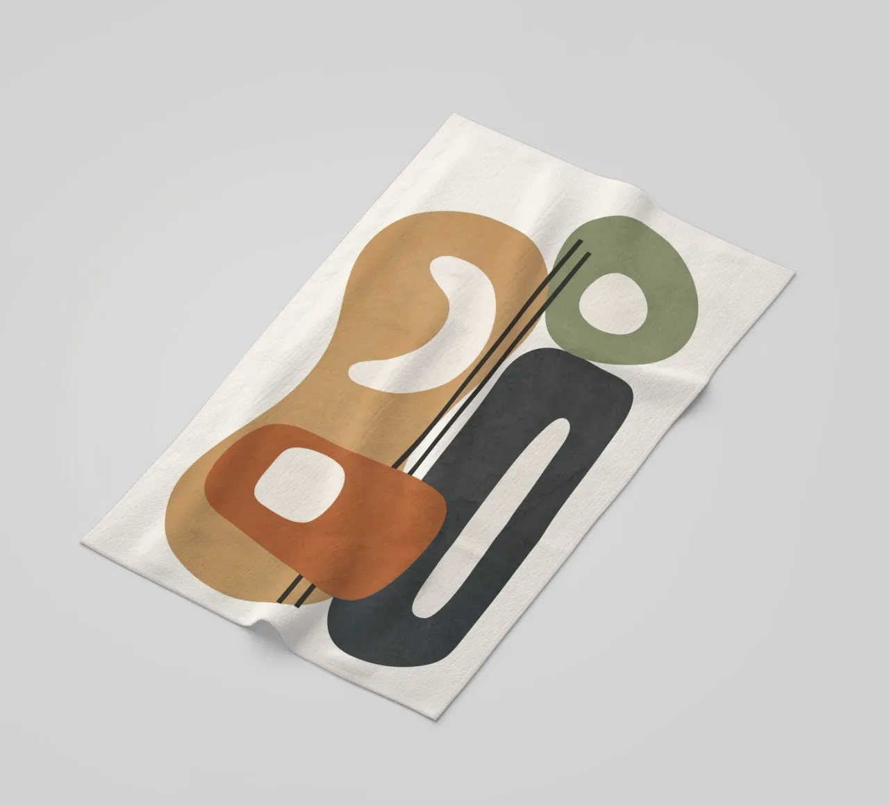 Modern Abstract Shapes 2 telo mare da cityart