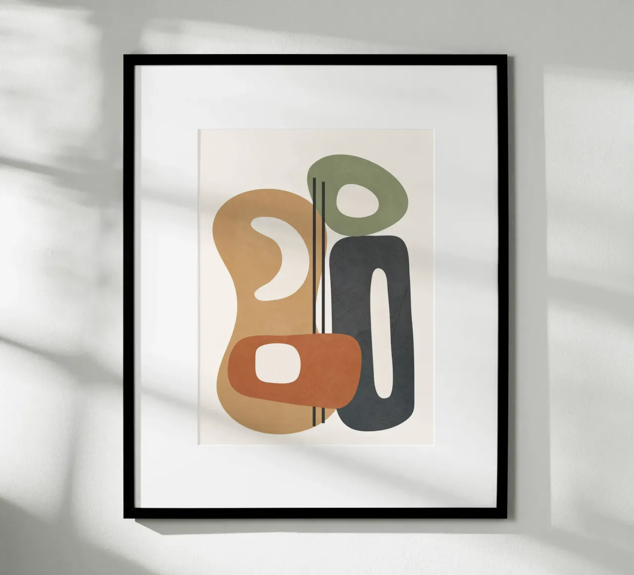 Modern Abstract Shapes 2 carta hahnemühle da cityart